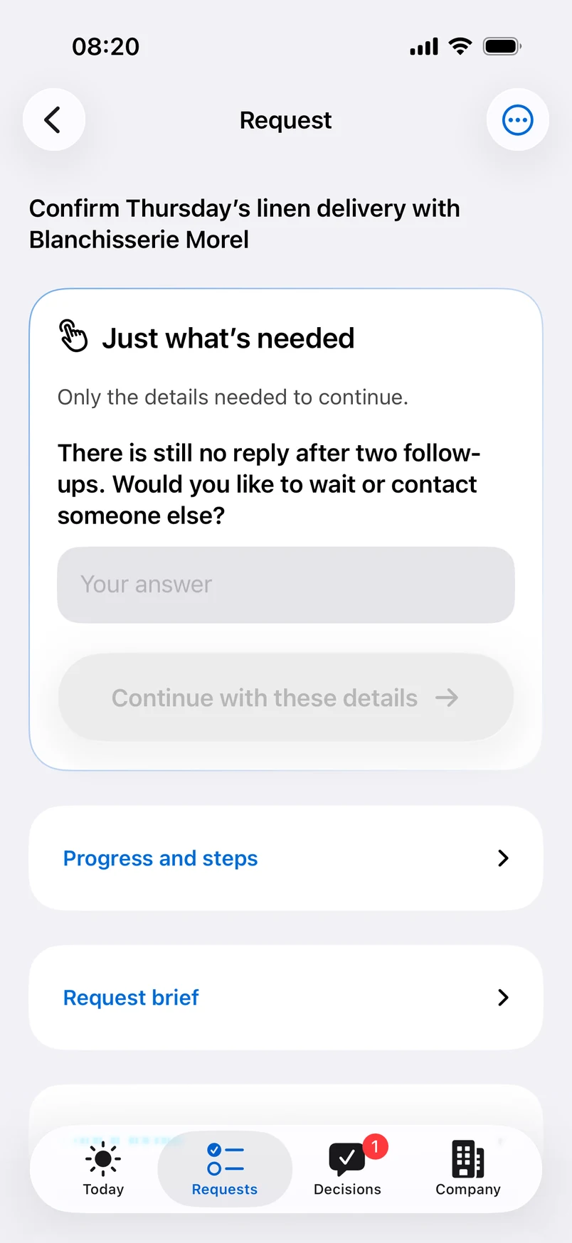 No reply after two follow-ups: wait, or contact someone else?